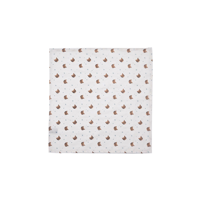 Organic B 有機棉方巾組-虎的春日散步