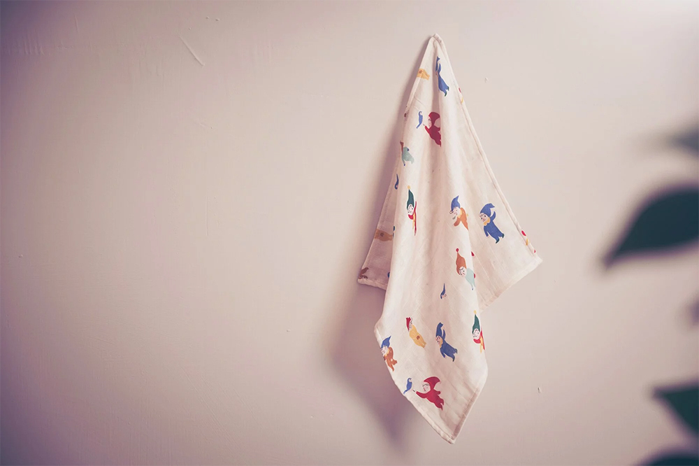 Organic B 有機棉方巾組-精靈與青鳥足跡