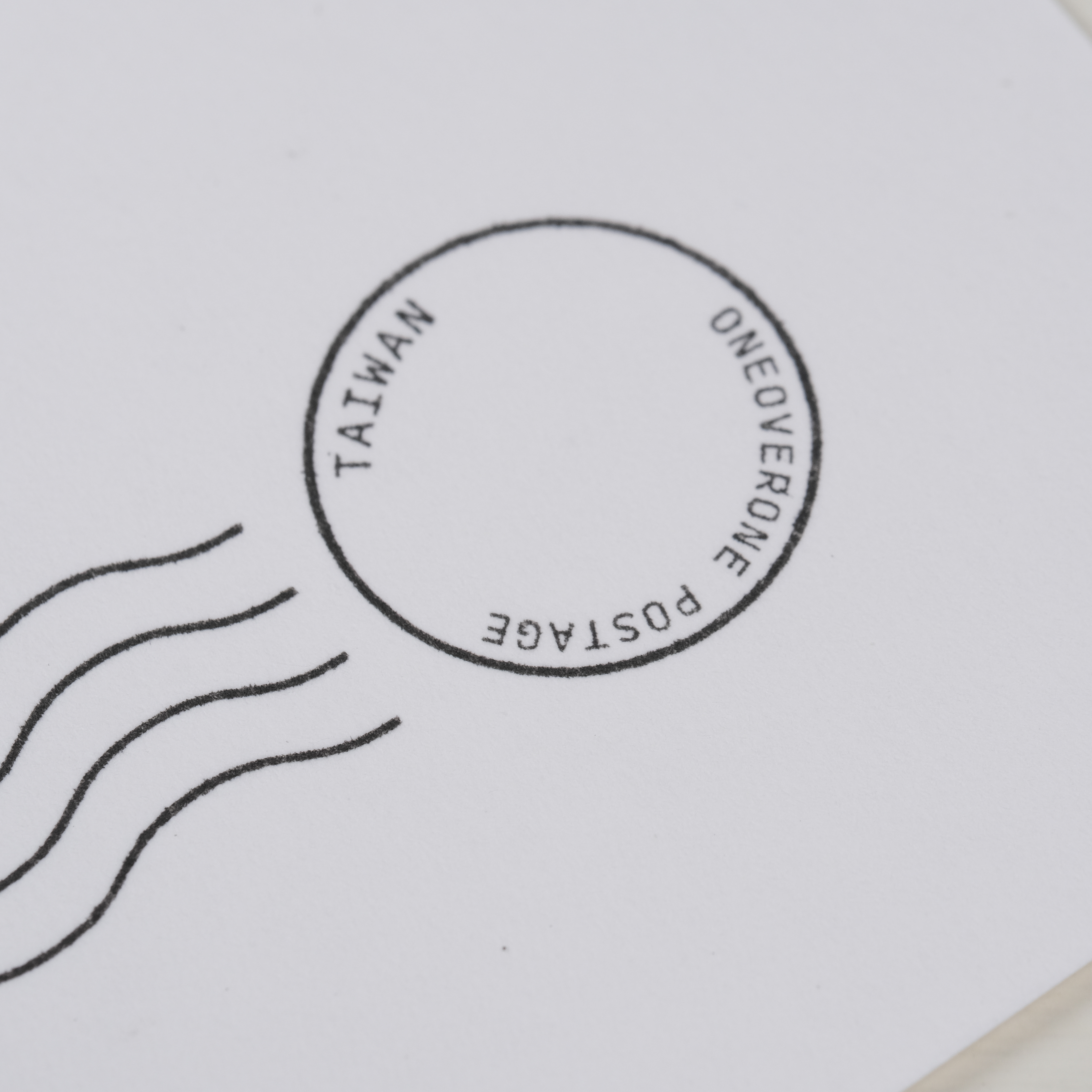 長形郵戳 膠版印章 ｜一分之一工作室 臺灣