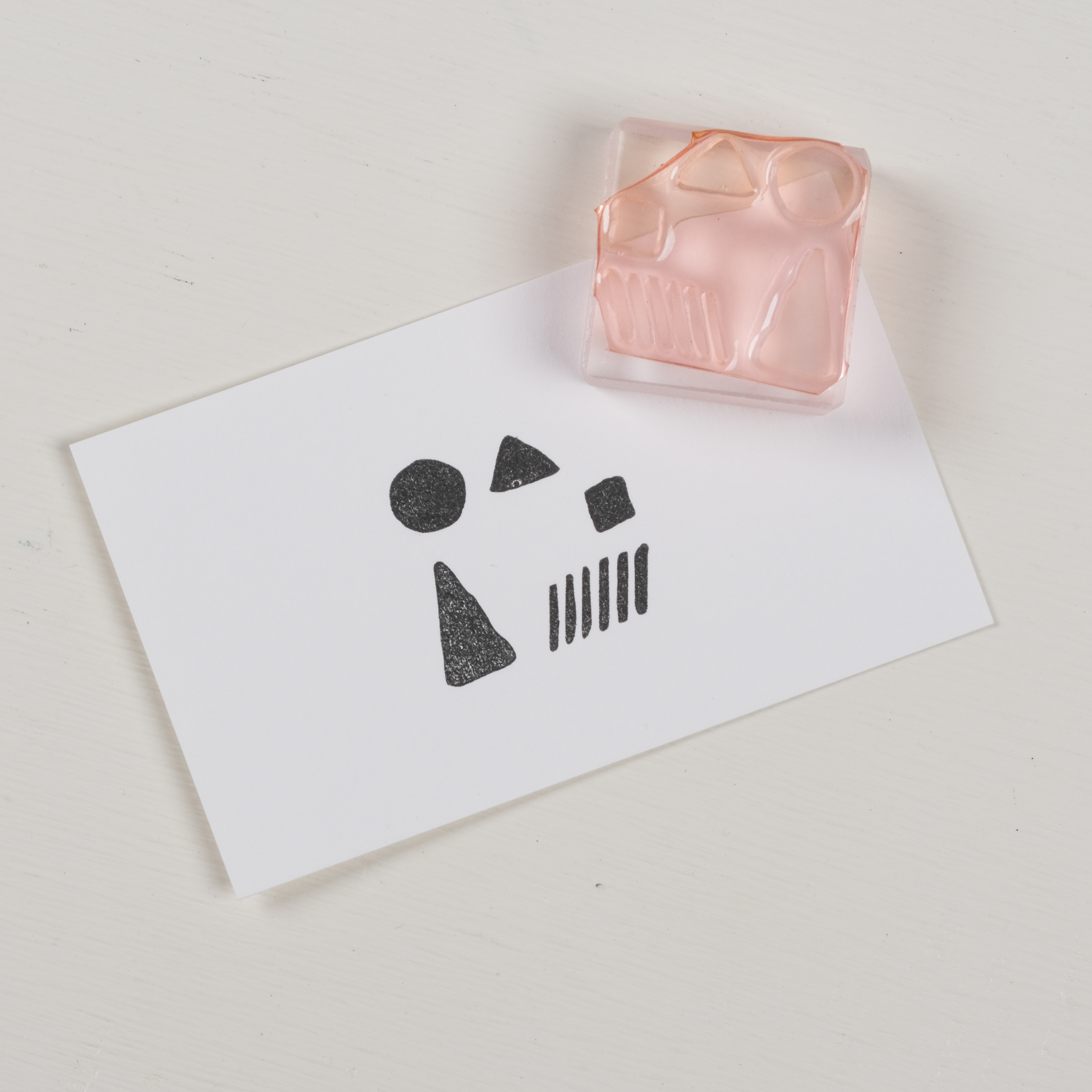 形狀塊 膠版印章 ｜一分之一工作室 臺灣