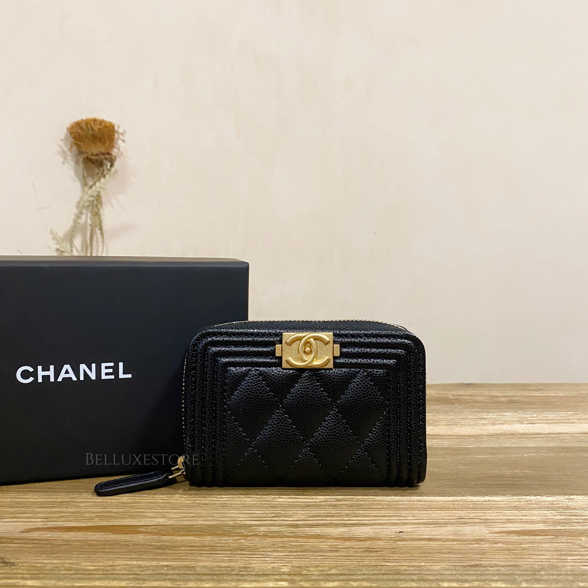 Chanel Bags Chanel Boy Coin Purse BNIB Chanel Boy Zipped Coin