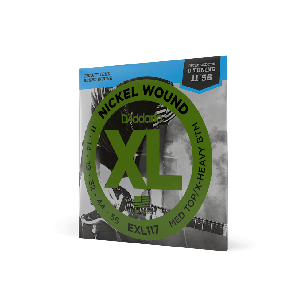 D'Addario Daddario EXL 系列 EXL117 Drop D 降弦專用 電吉他弦 鎳弦 第 2 張圖片｜三峽弦樂器
