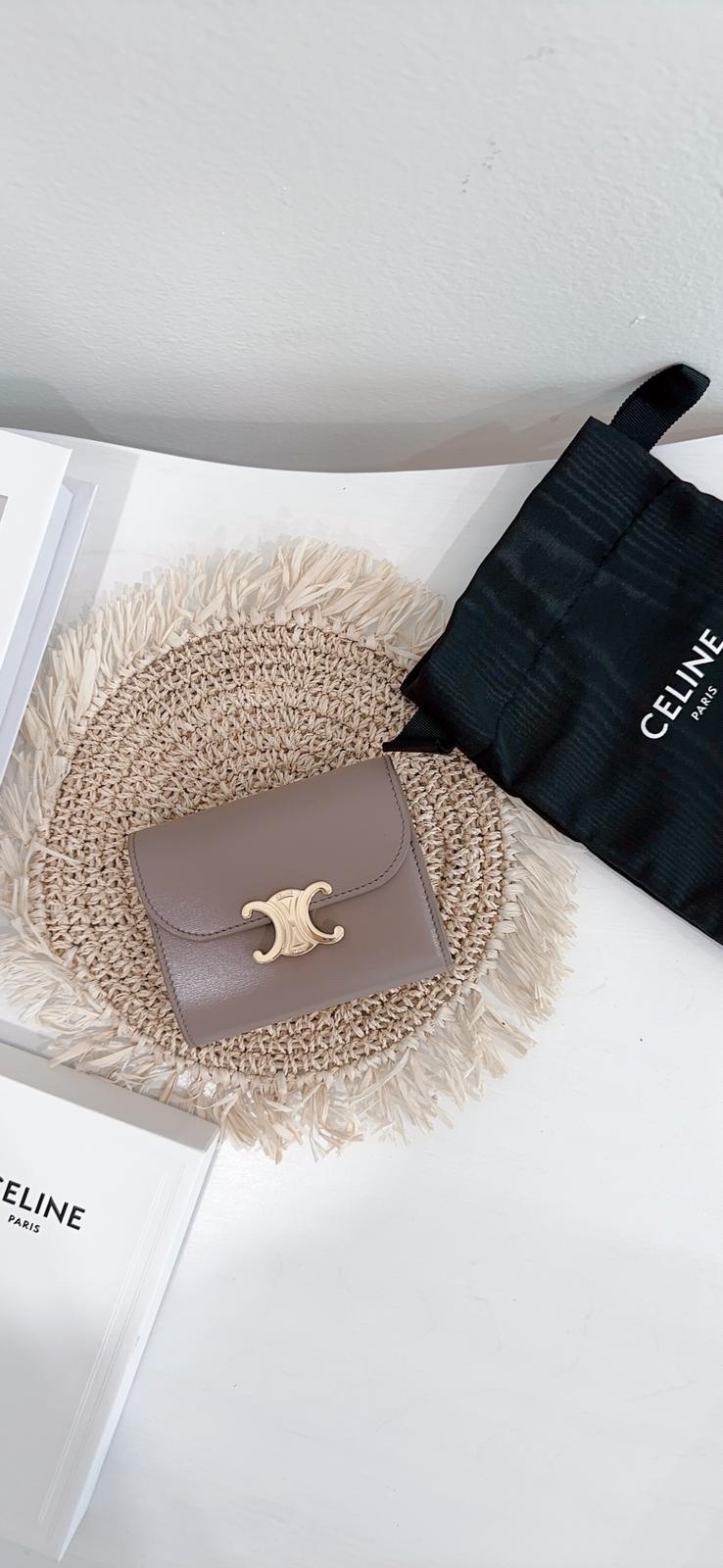 Celine Small Wallet Triomphe