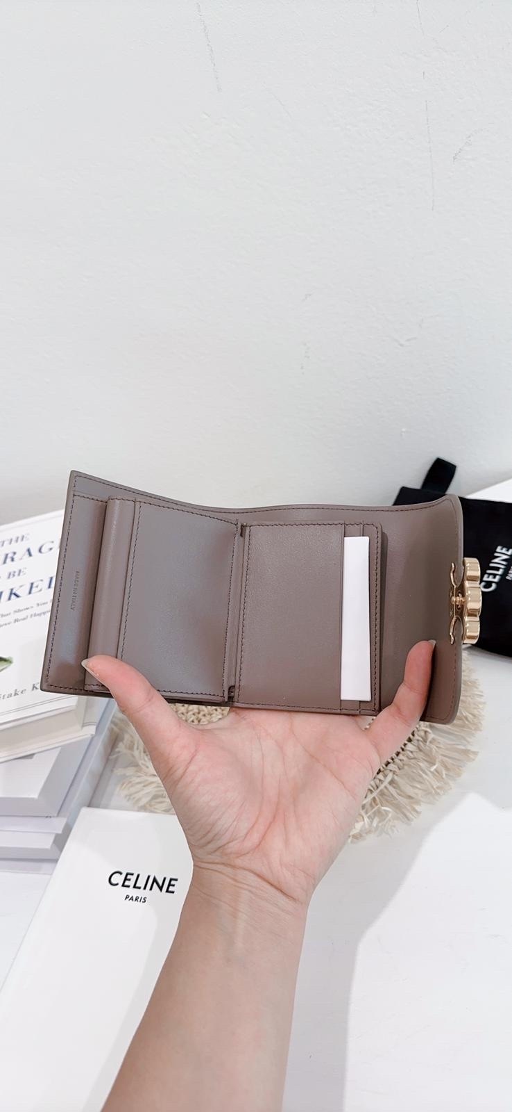 Celine Small Wallet Triomphe