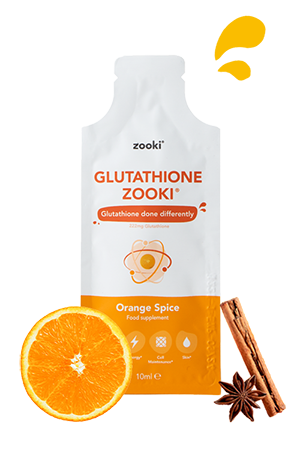 Glutathione Zooki 脂質體 穀胱甘肽 Zooki®  222mg (30x10ml sachets) 橙香味