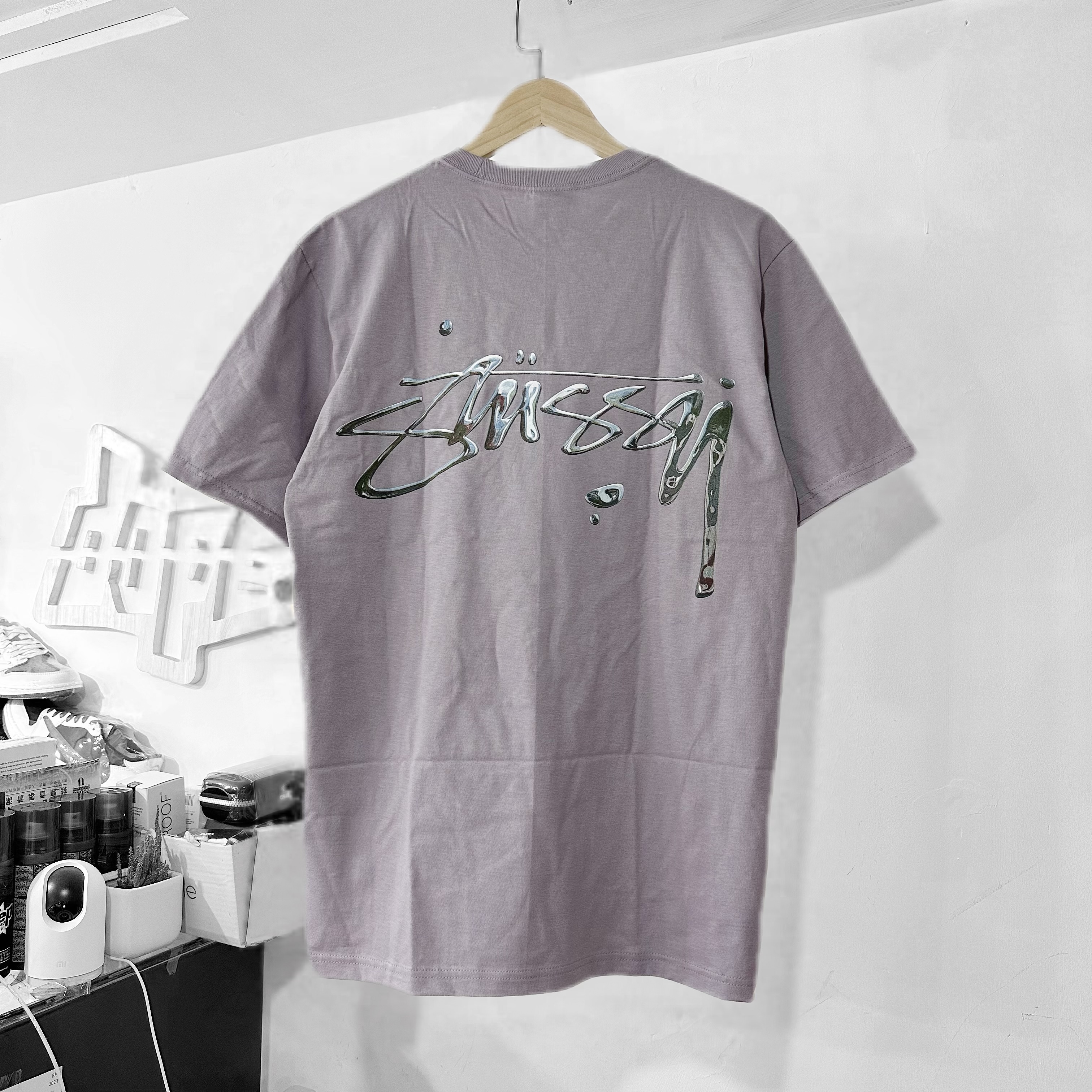 STUSSY SS23 MERCURY TEE Mauve 紫灰色