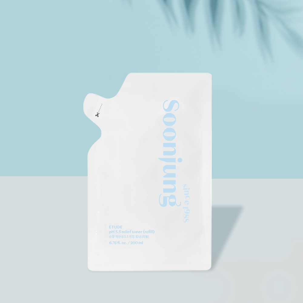 Etude House SoonJung pH5.5 Relief Toner 200ml [Refill Only]