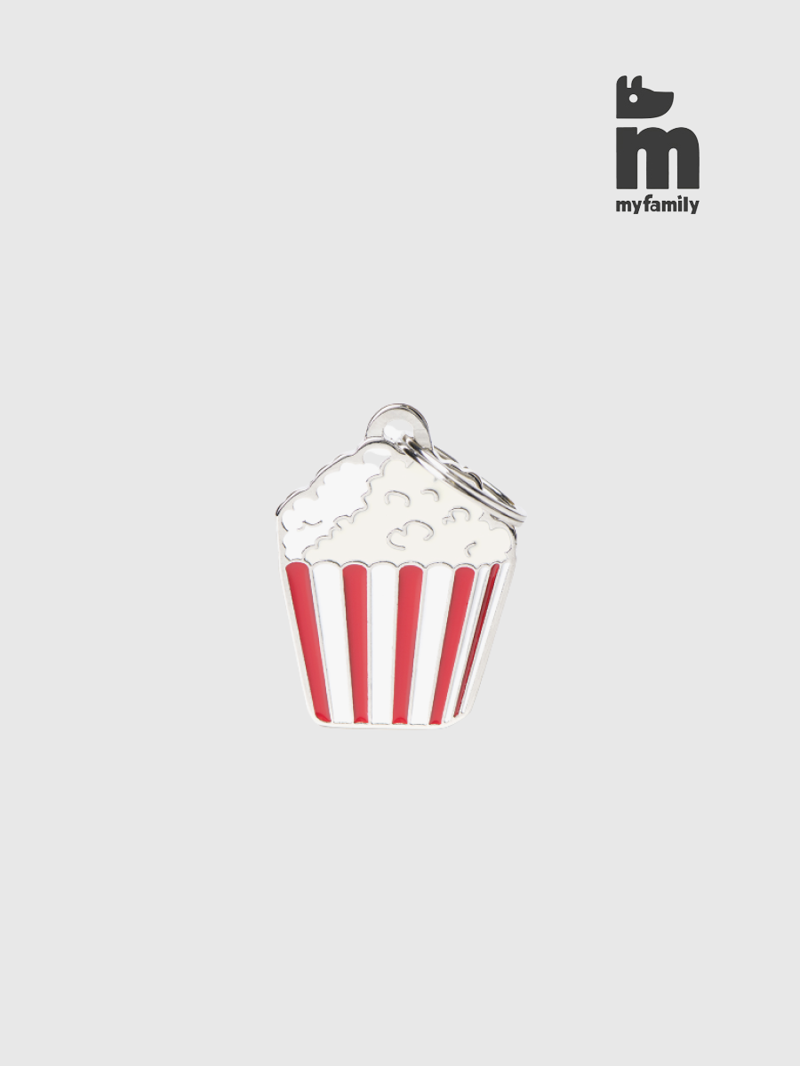 【澳洲EZYDOG】MyFamily客製名牌 食物系列｜爆米花