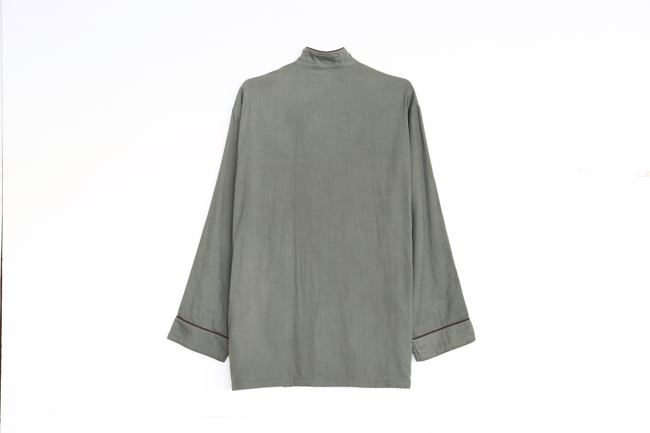 2 Layered Gauze Pajamas Set Charcoal Grey (Kyo Wazarashi Mensya) | Daitou Shingu