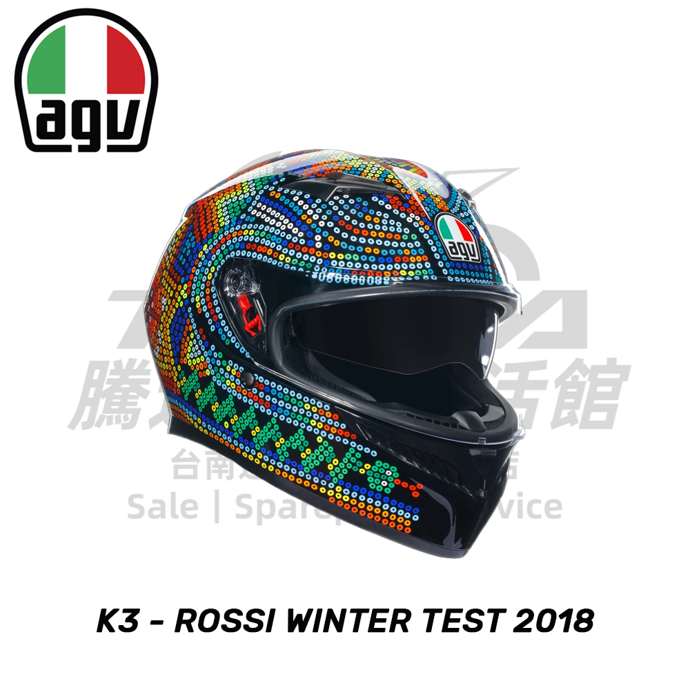 AGV K3 ROSSI WINTER TEST 2018 全罩式安全帽