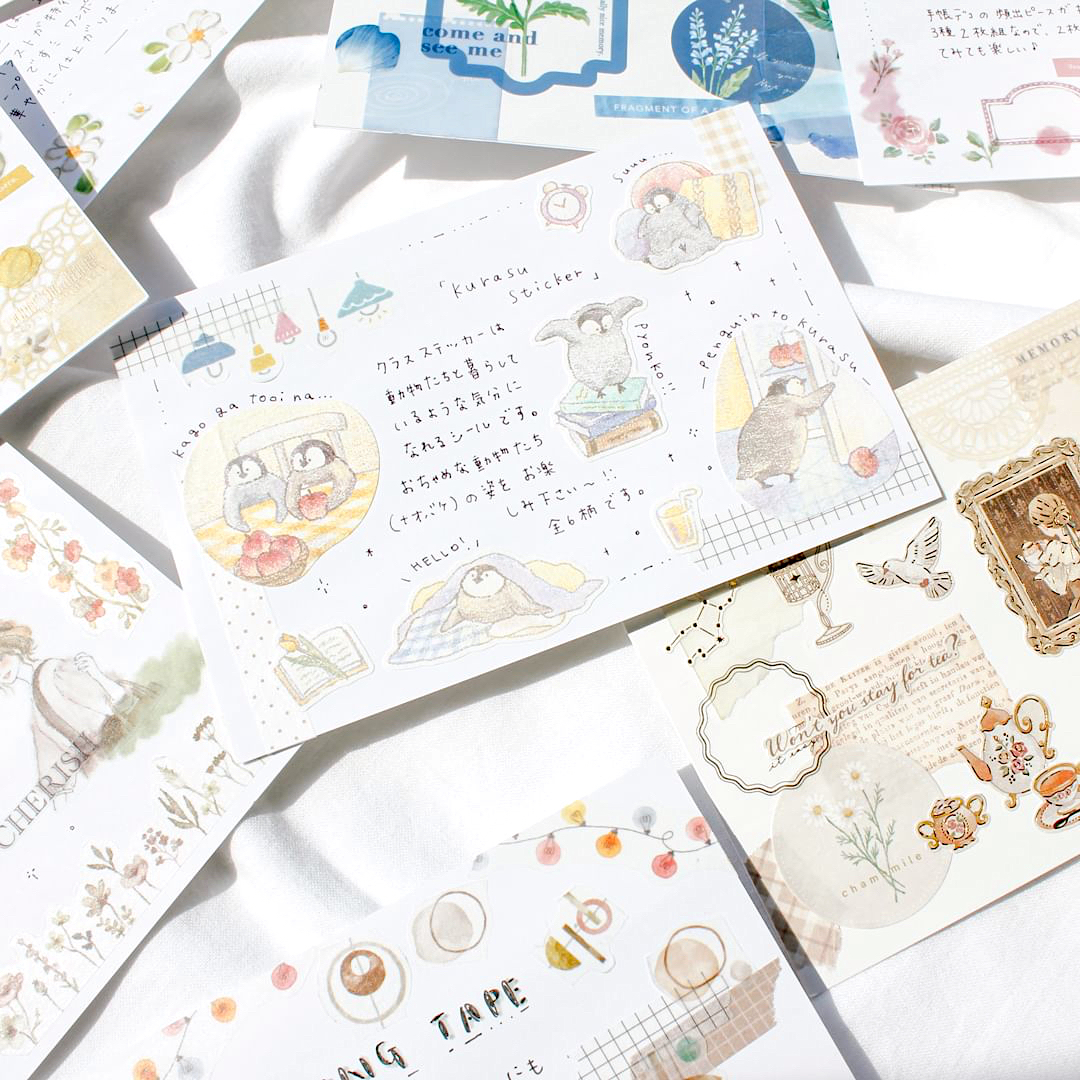 Mind Wave Sticker－Kurasu Series (Japanese Stationery Brand)