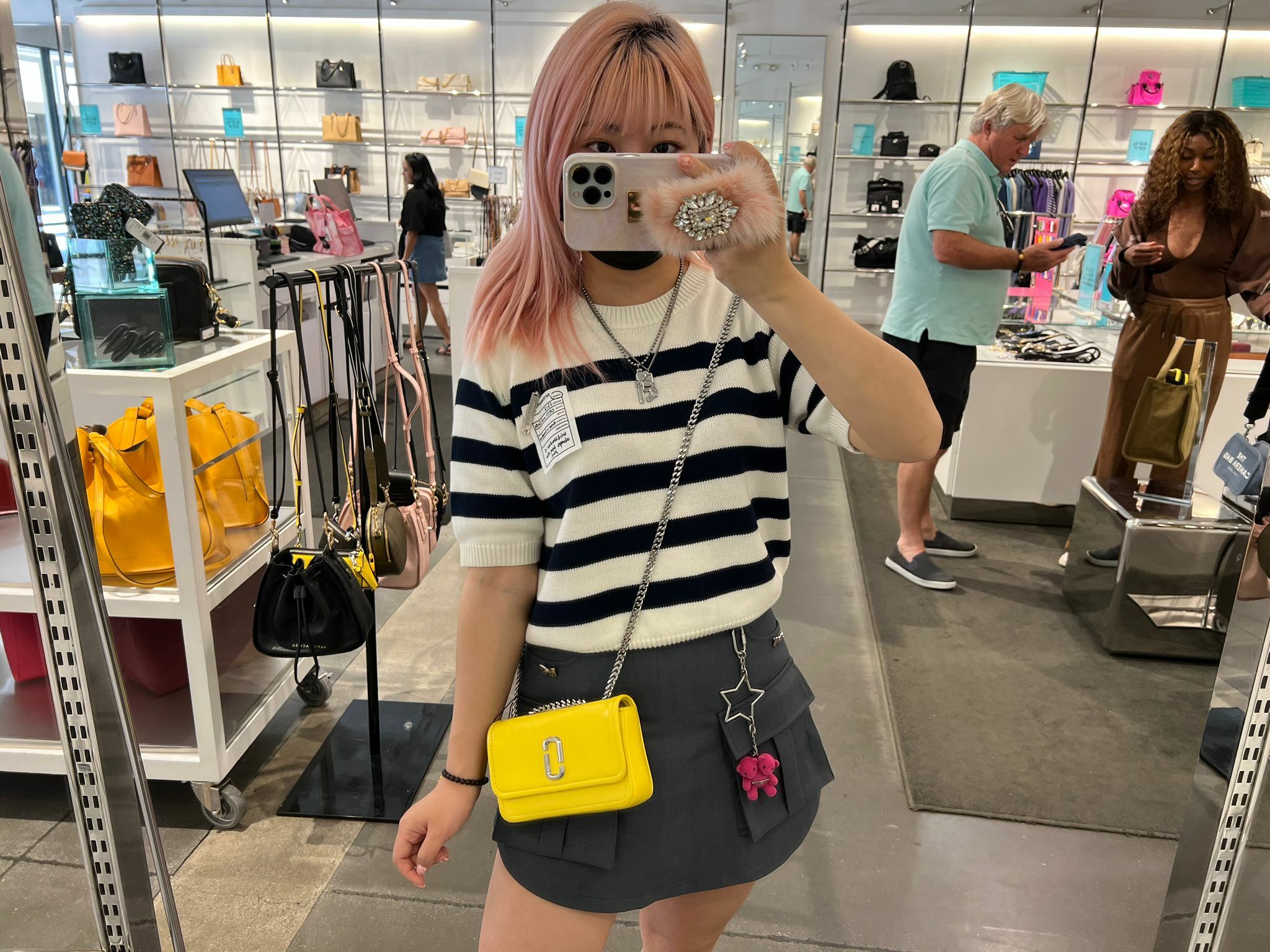 【預購】Marc Jacobs Z22244 小斜咩包 (黃色)