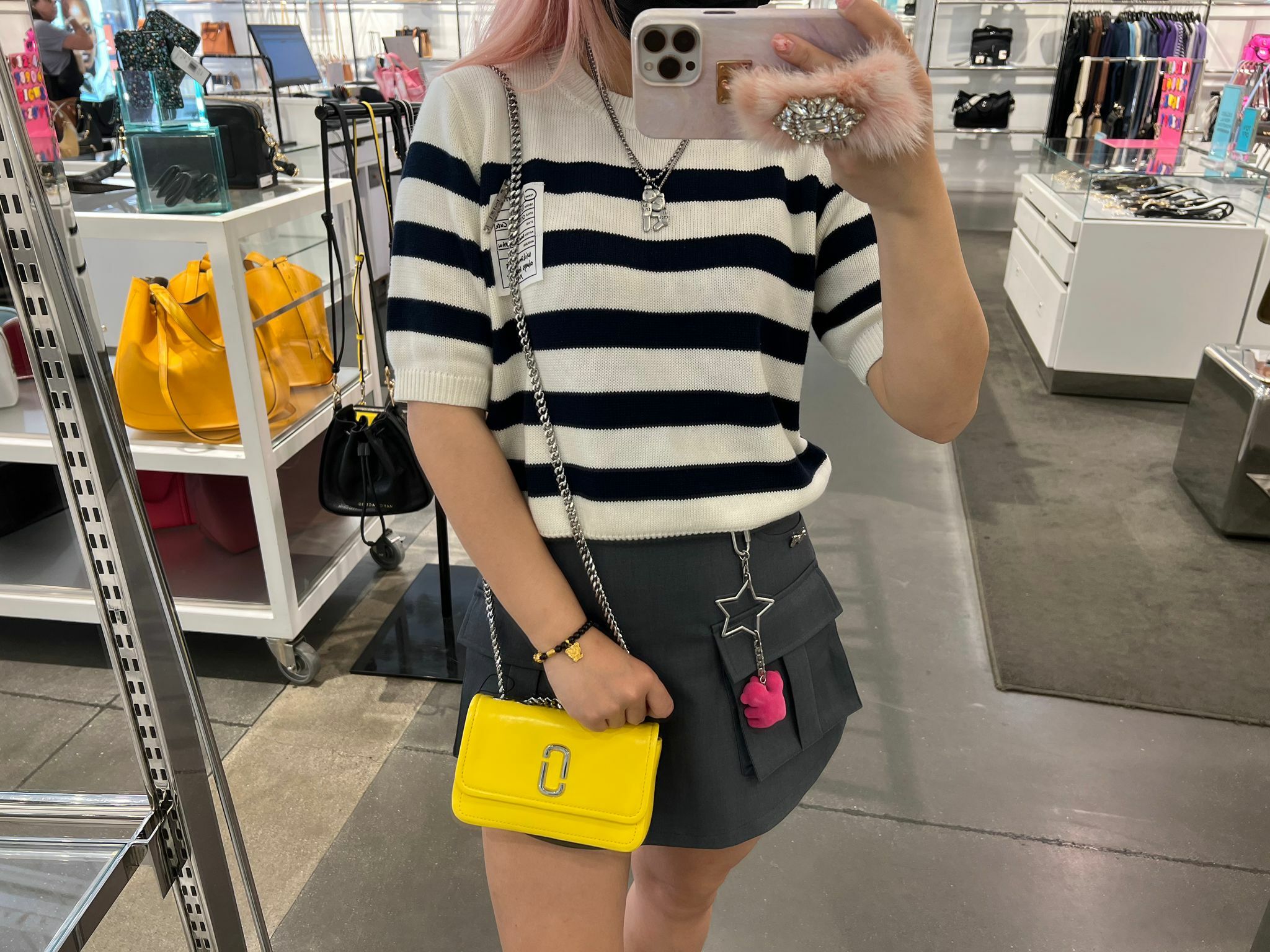 【預購】Marc Jacobs Z22244 小斜咩包 (黃色)