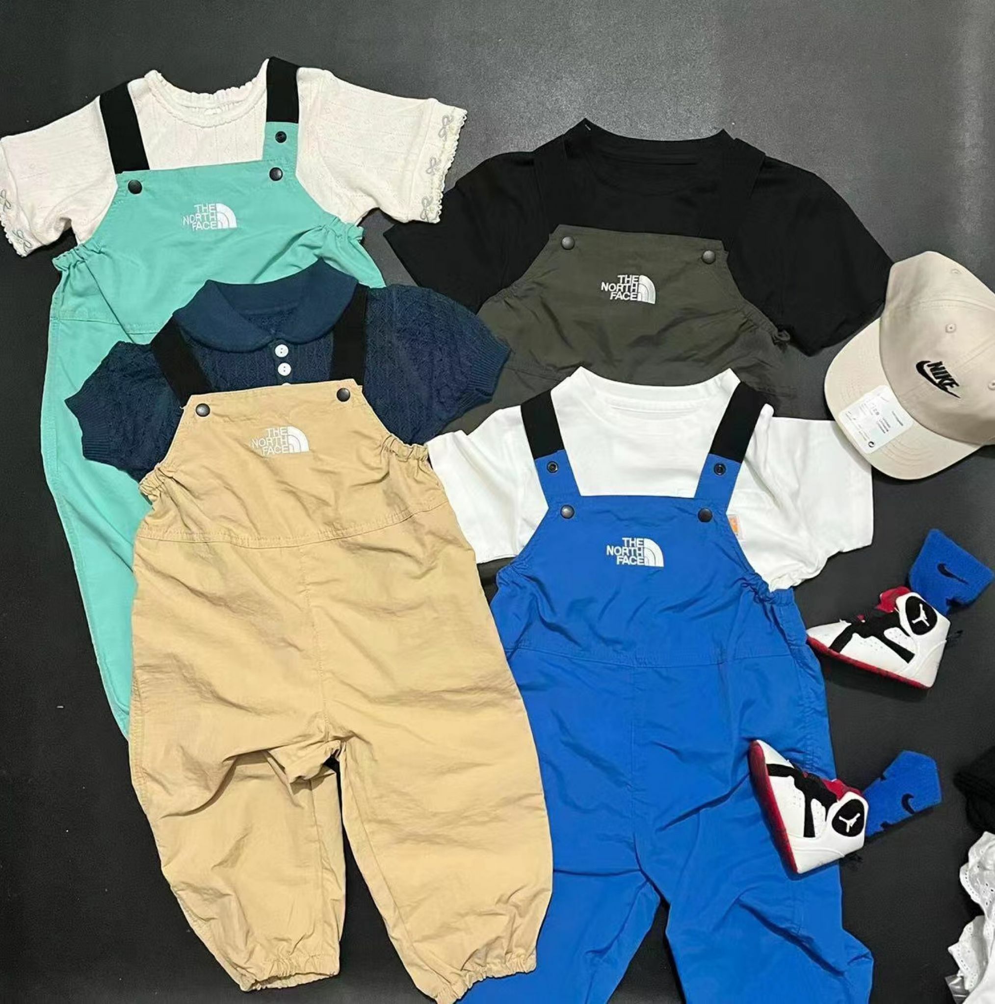 歐美原單 𝐓𝐡𝐞 𝐍𝐨𝐫𝐭𝐡 𝐅𝐚𝐜𝐞 背帶長褲