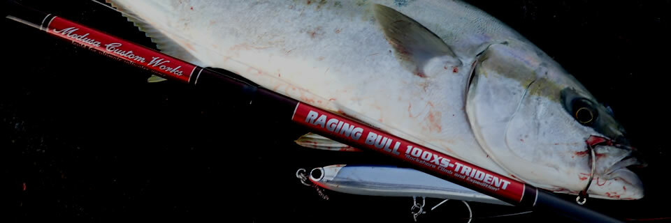 ロッド RAGING BULL 93X TRIDENT MC WORKS' Raging Bull RB93XX-Trident Shore Casting Rod