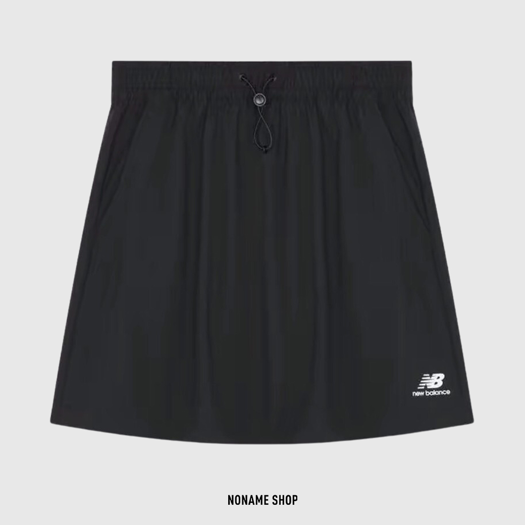 NEW BALANCE 抽繩 鬆緊 短裙 黑 (女款)