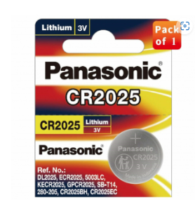"Panasonic"樂聲牌 CR2025鈕型電芯3V