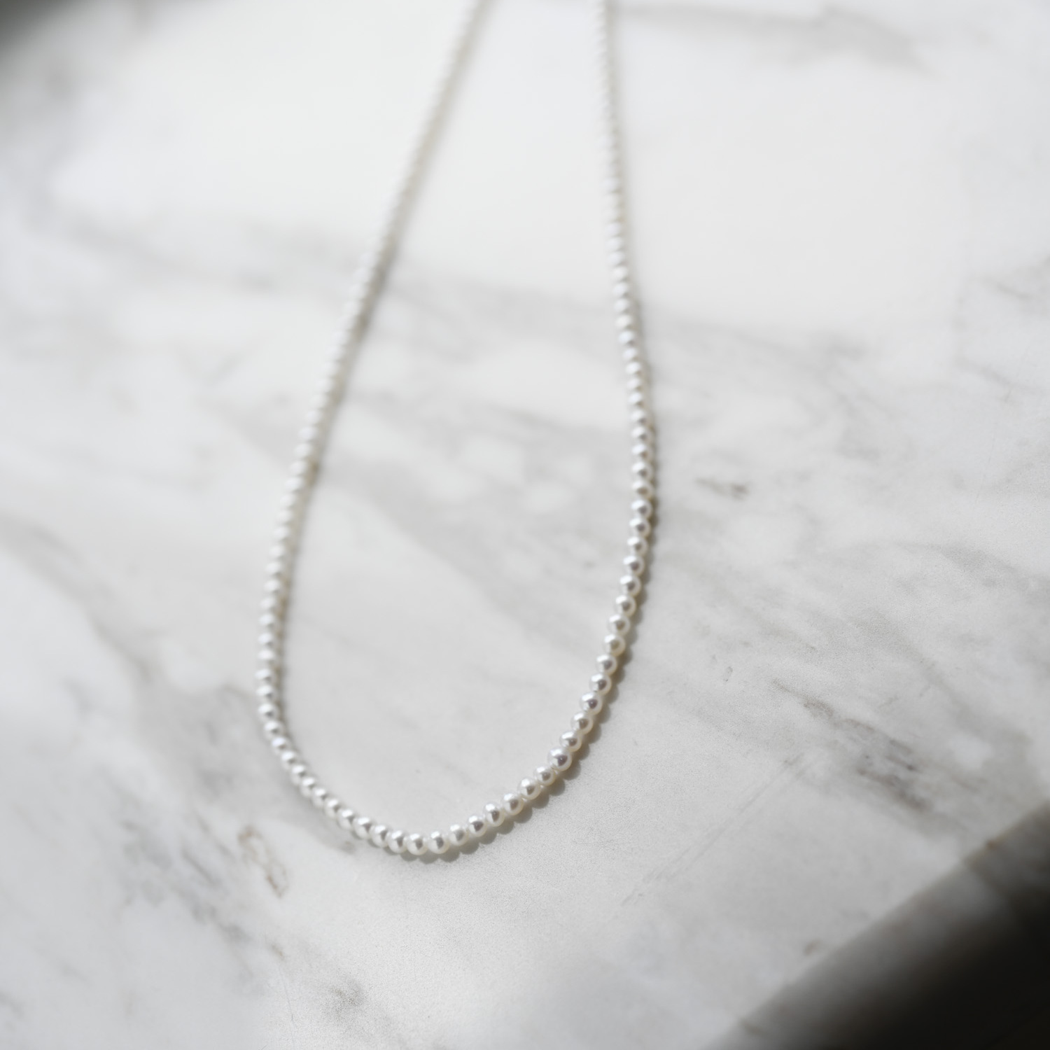 2.5-3mm Freshwater Pearl Necklace Chain