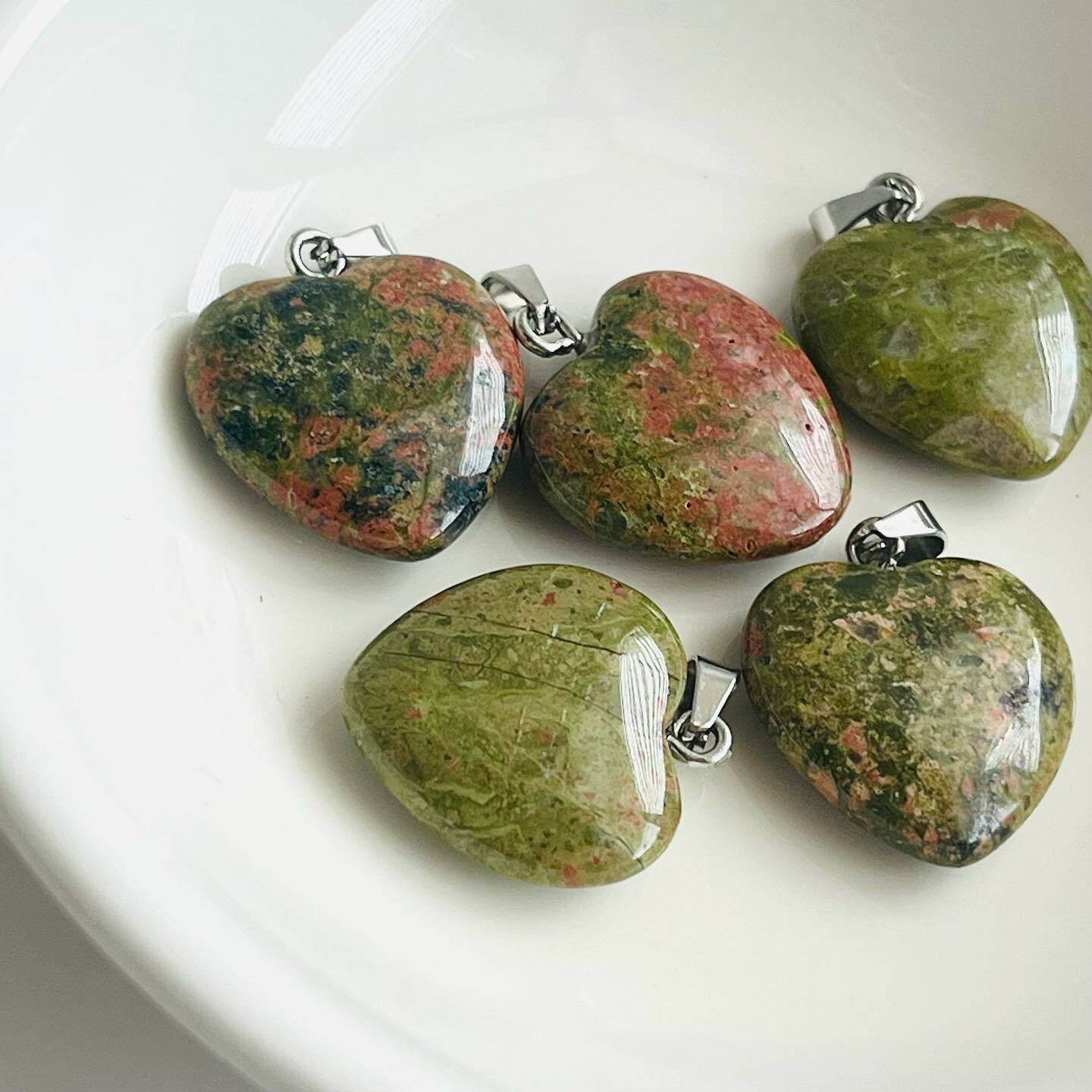 [原石] 花綠寶 水晶吊墜