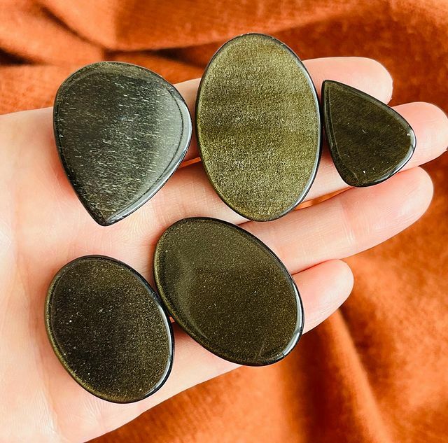 [原石] 金曜石 水晶墜面