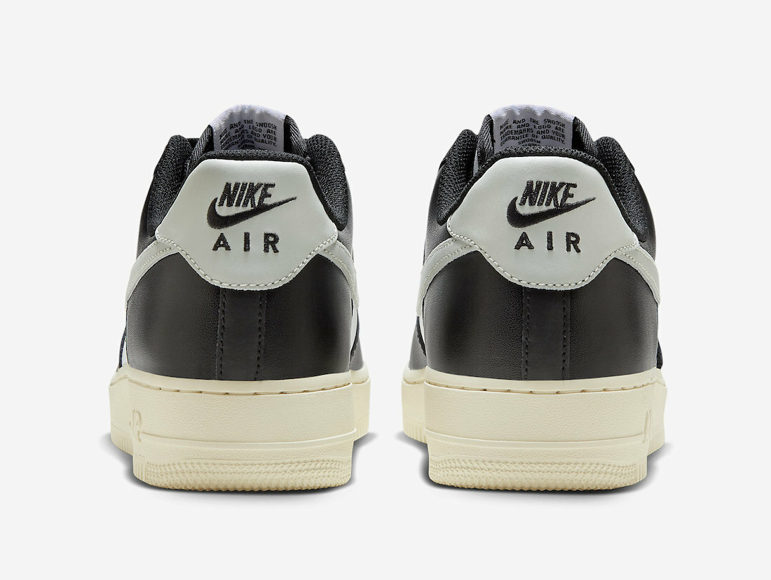 Nike Air Force 1 Low White Black Grey 黑白作舊底男款FQ6848-