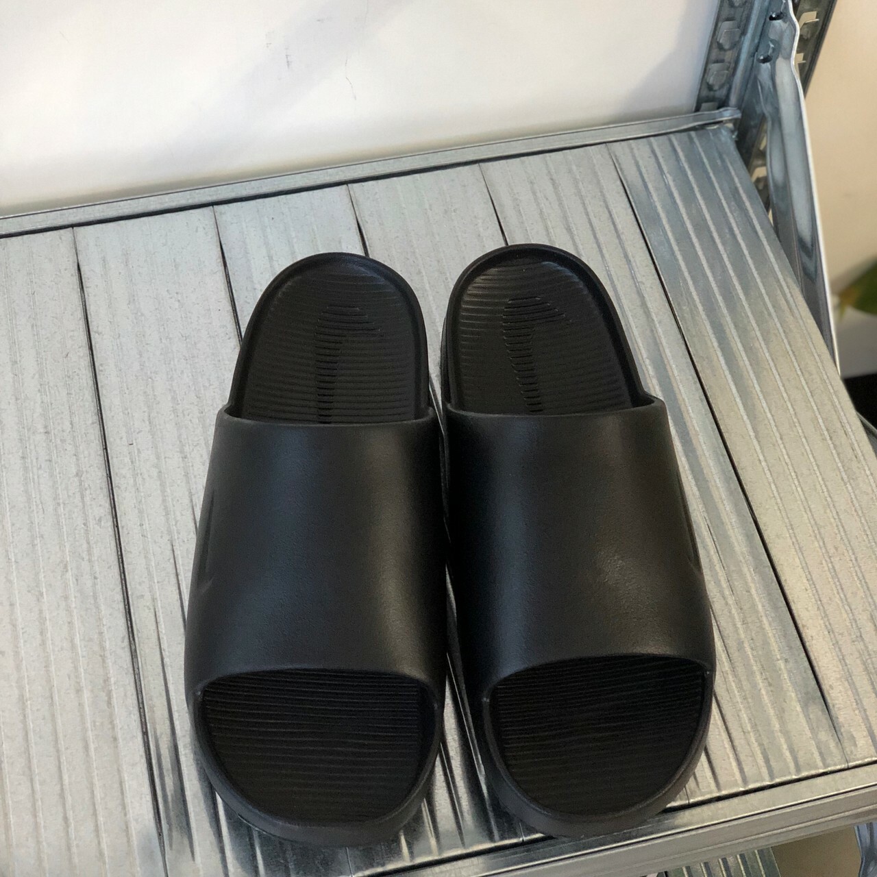Nike Calm Slide 男女款 防水緩震麵包拖鞋 黑色 FD4116-001