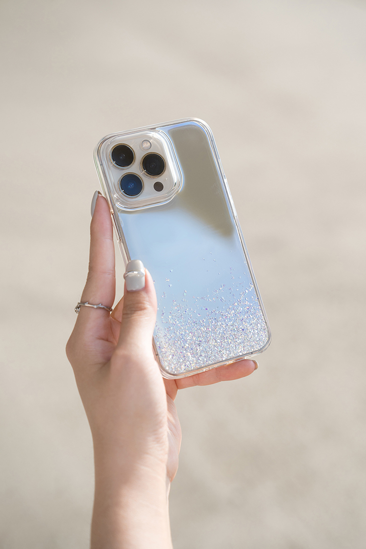 銀光閃閃遇見閃耀鏡面殼 - iPhone手機殼