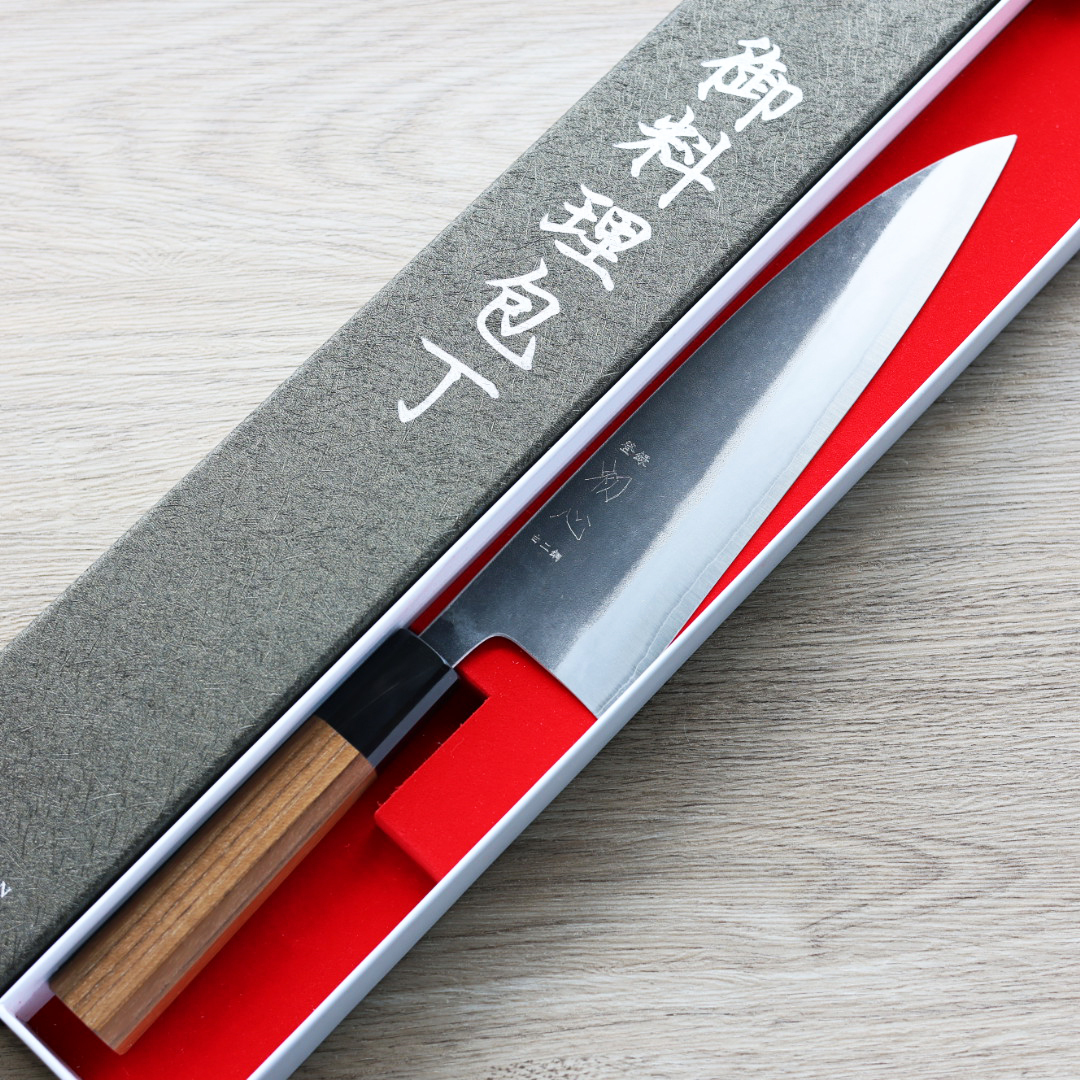 初心 黑風 牛刀 210mm 白紙鋼