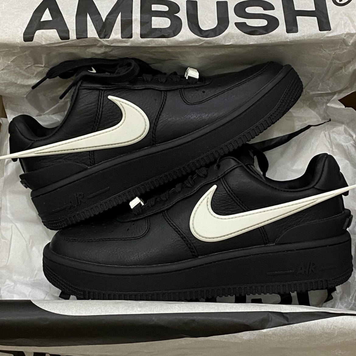 Nike Air Force 1 Low x AMBUSH 黑白 聯名 DV3464-001