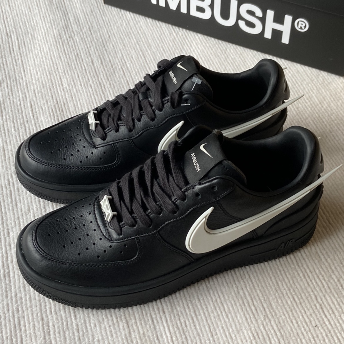 Nike Air Force 1 Low x AMBUSH 黑白 聯名 DV3464-001