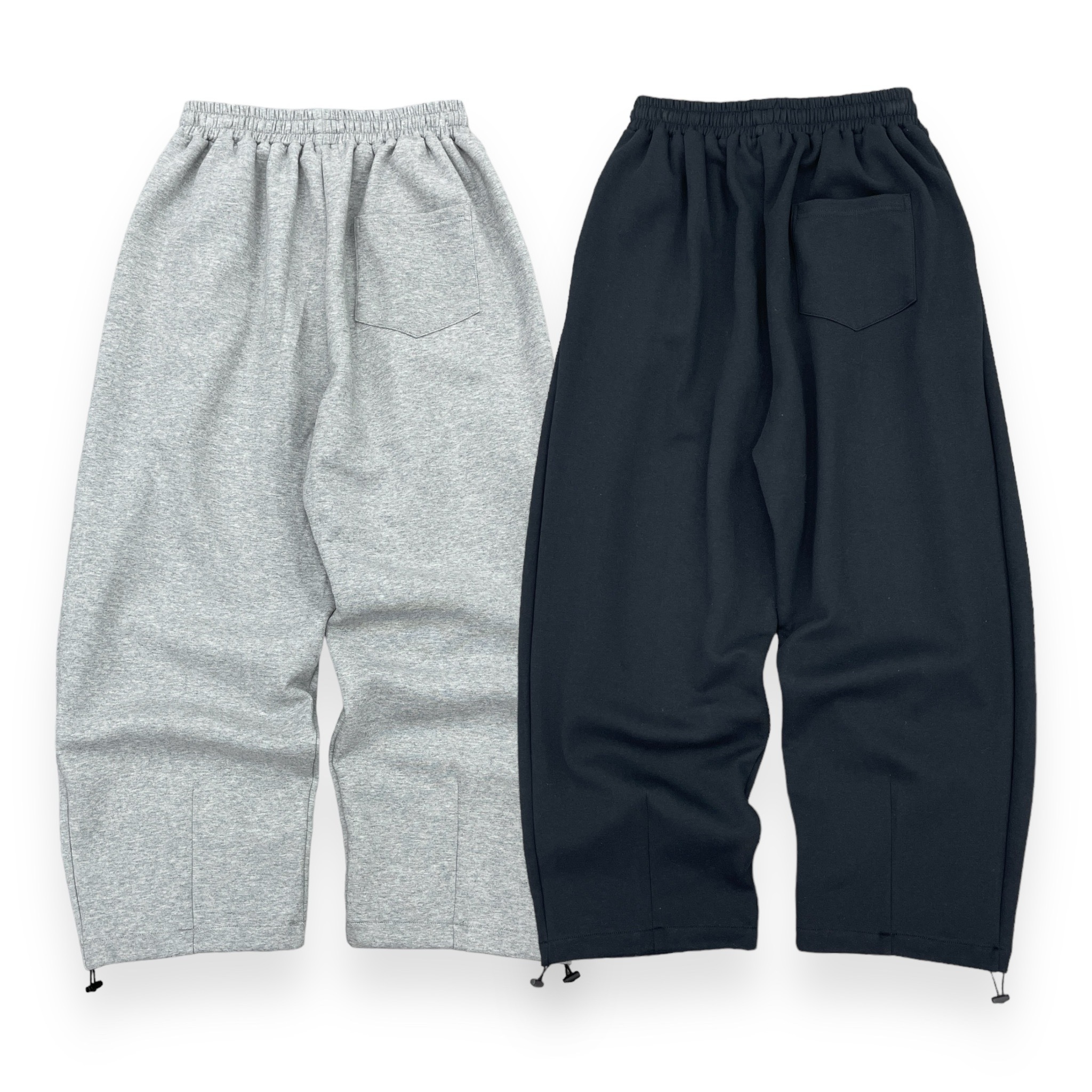 《K》重磅寬版打摺棉褲