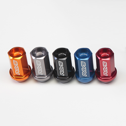 RAYS 19HEX Duralumin Lock & Nut Set L42