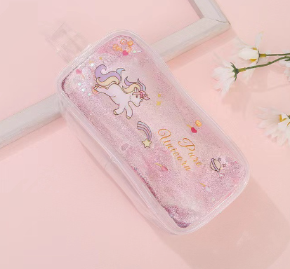 可爱网红流沙入油笔袋