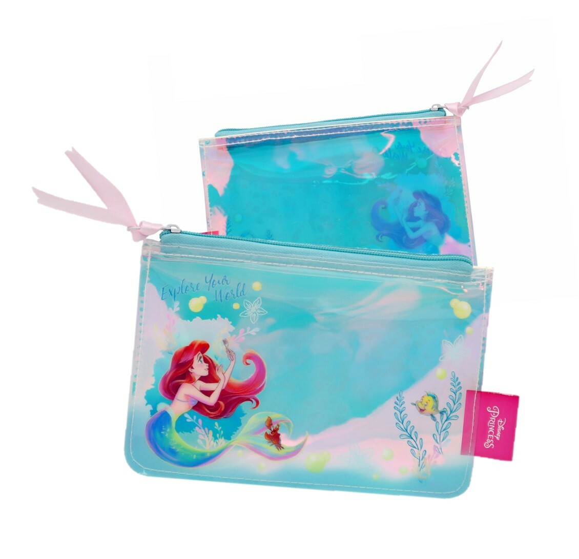 迪士尼公主 - 幻彩多用化妝袋-美人魚