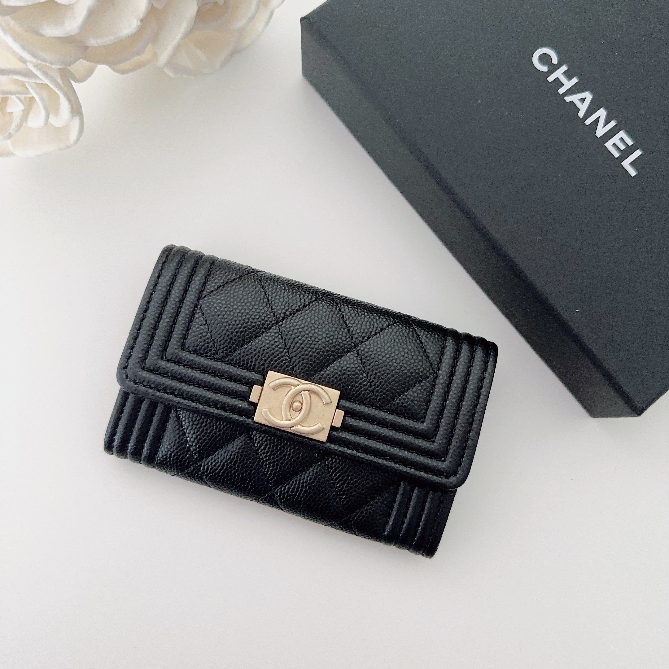 [美國現貨] CHANEL Boy Card Holder