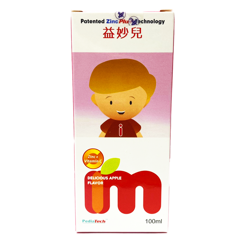 Immunped益妙兒 鋅+維生素C糖漿 100ml/瓶