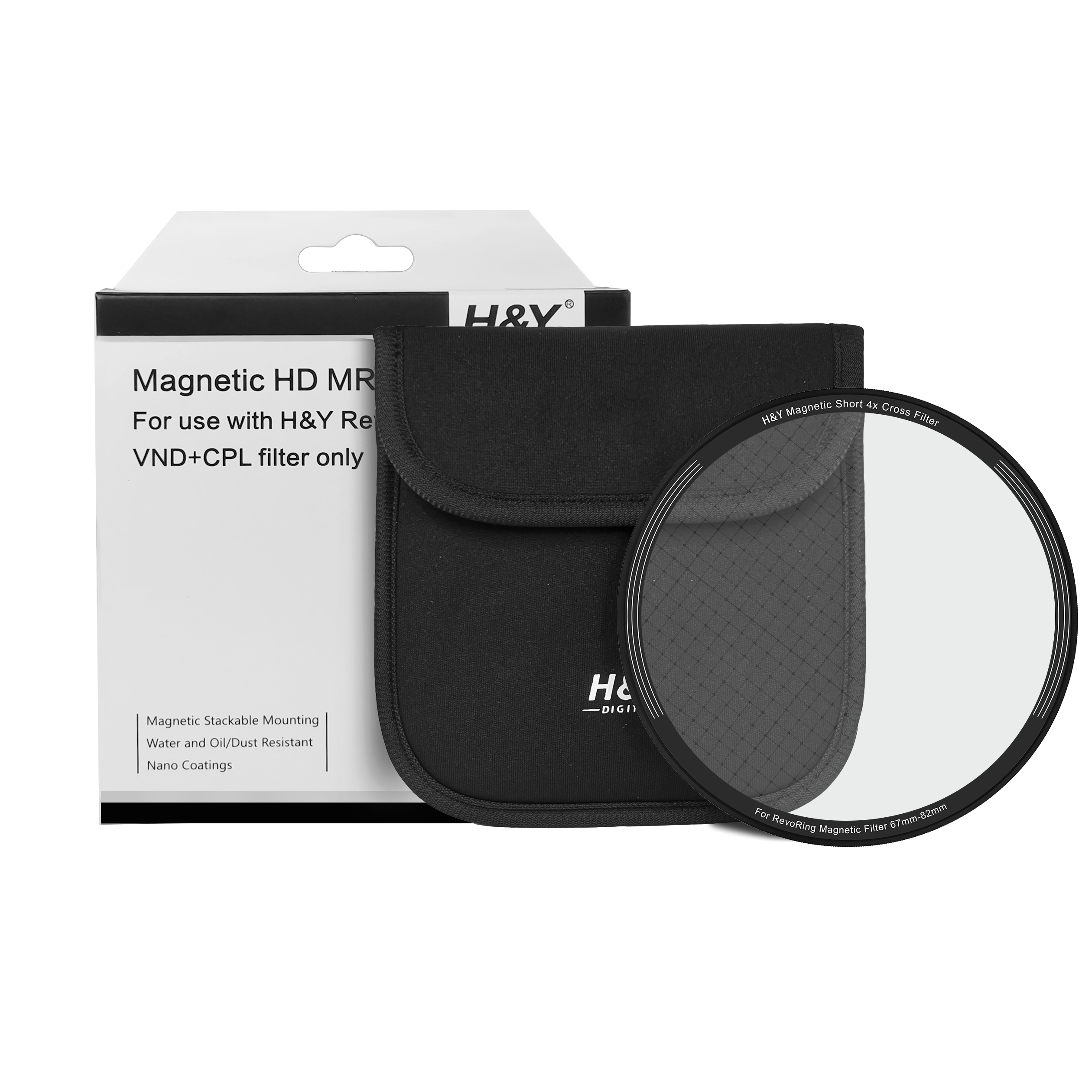 H&Y Magnetic Clip-on Short 4x Cross