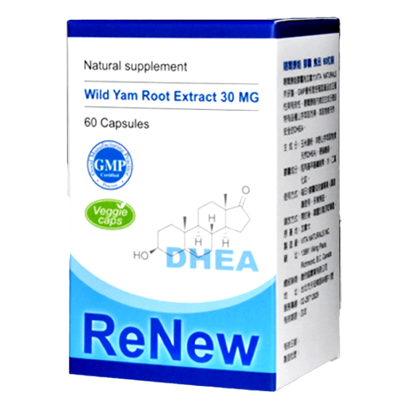 賜爾康能 同賜汝蒙(原 惠爾蒙) DHEA 天然DHEA 加拿大進口 山芋萃取-膠囊60顆