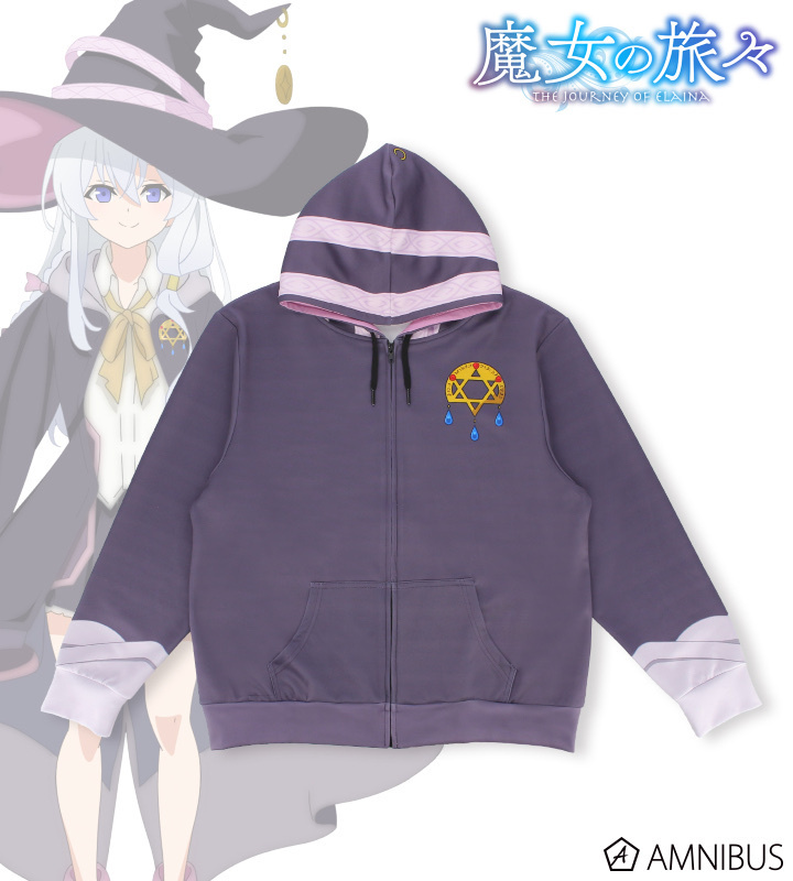 預訂2023/12月 魔女の旅々 イレイナ フルグラフィックパーカー/ユニセックス 外套