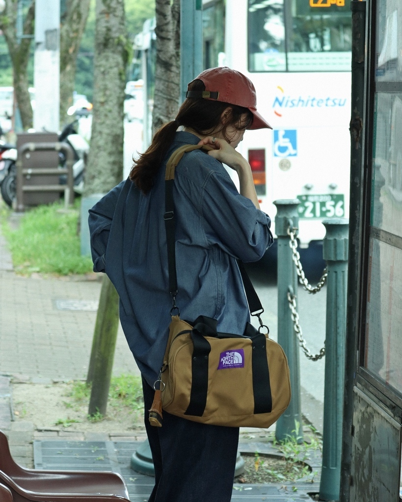 TNF 紫標 Field Duffle Bag  波士頓包