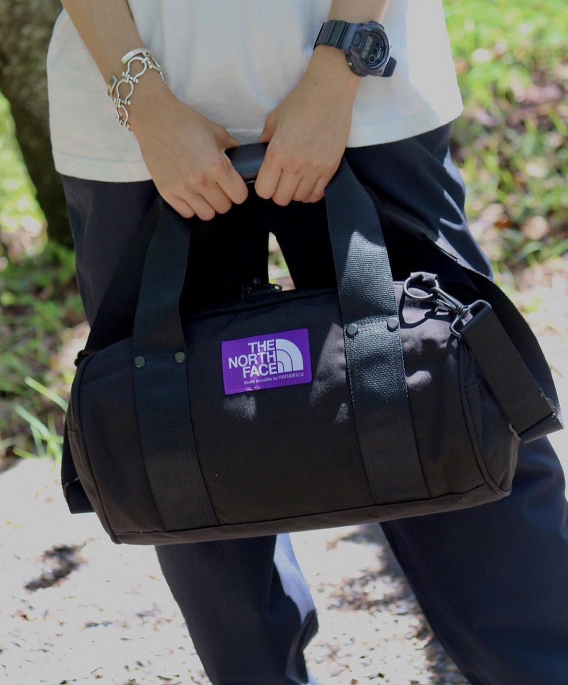 TNF 紫標 Field Duffle Bag  波士頓包