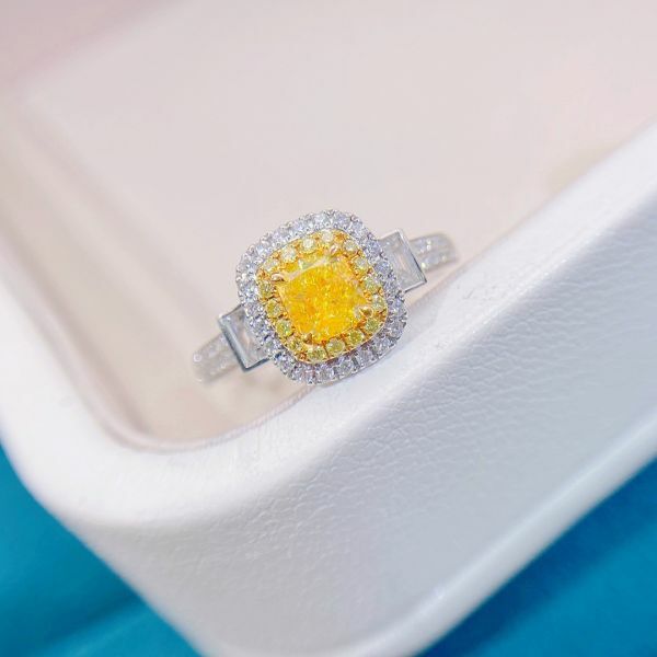 GIA 簡約款黃鑽女戒