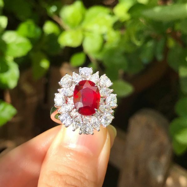 3.05ct 18K紅寶石戒指