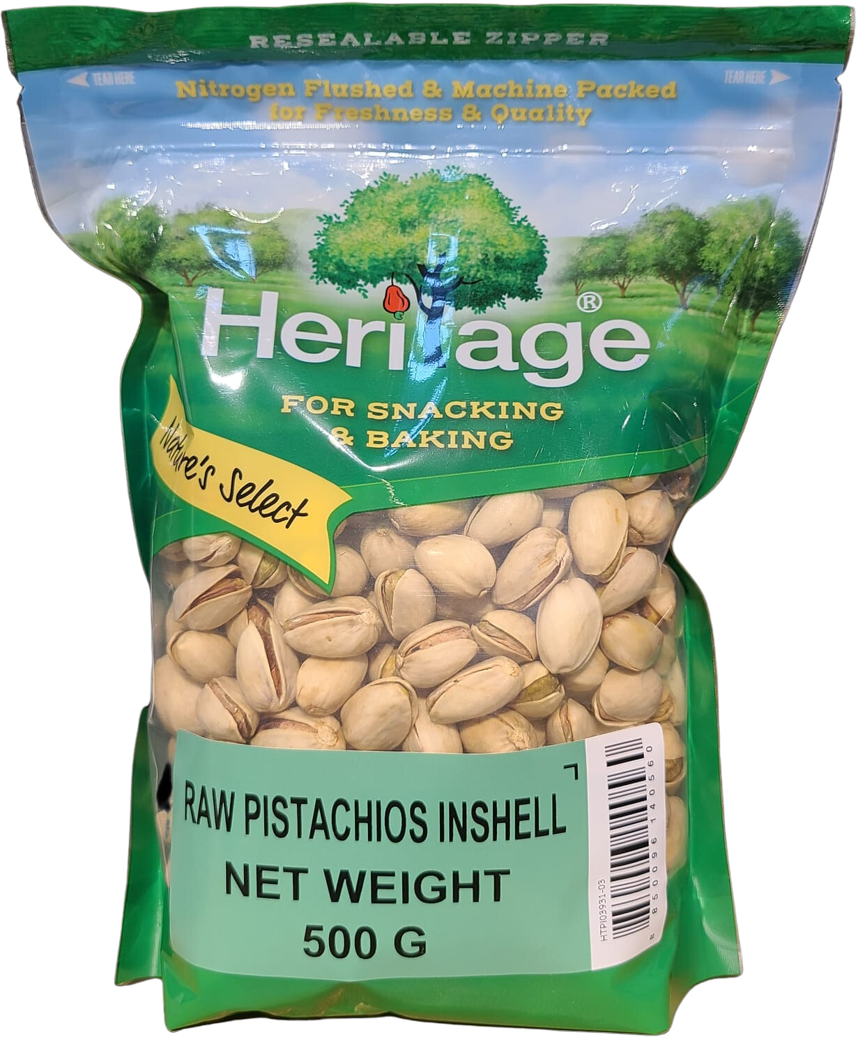 Heritage 大包裝 優質原味開心果500克