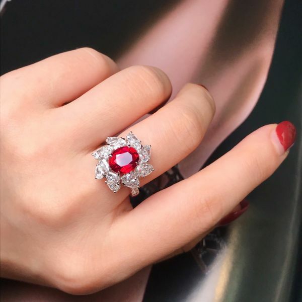 3.01ct 18k紅寶石戒指