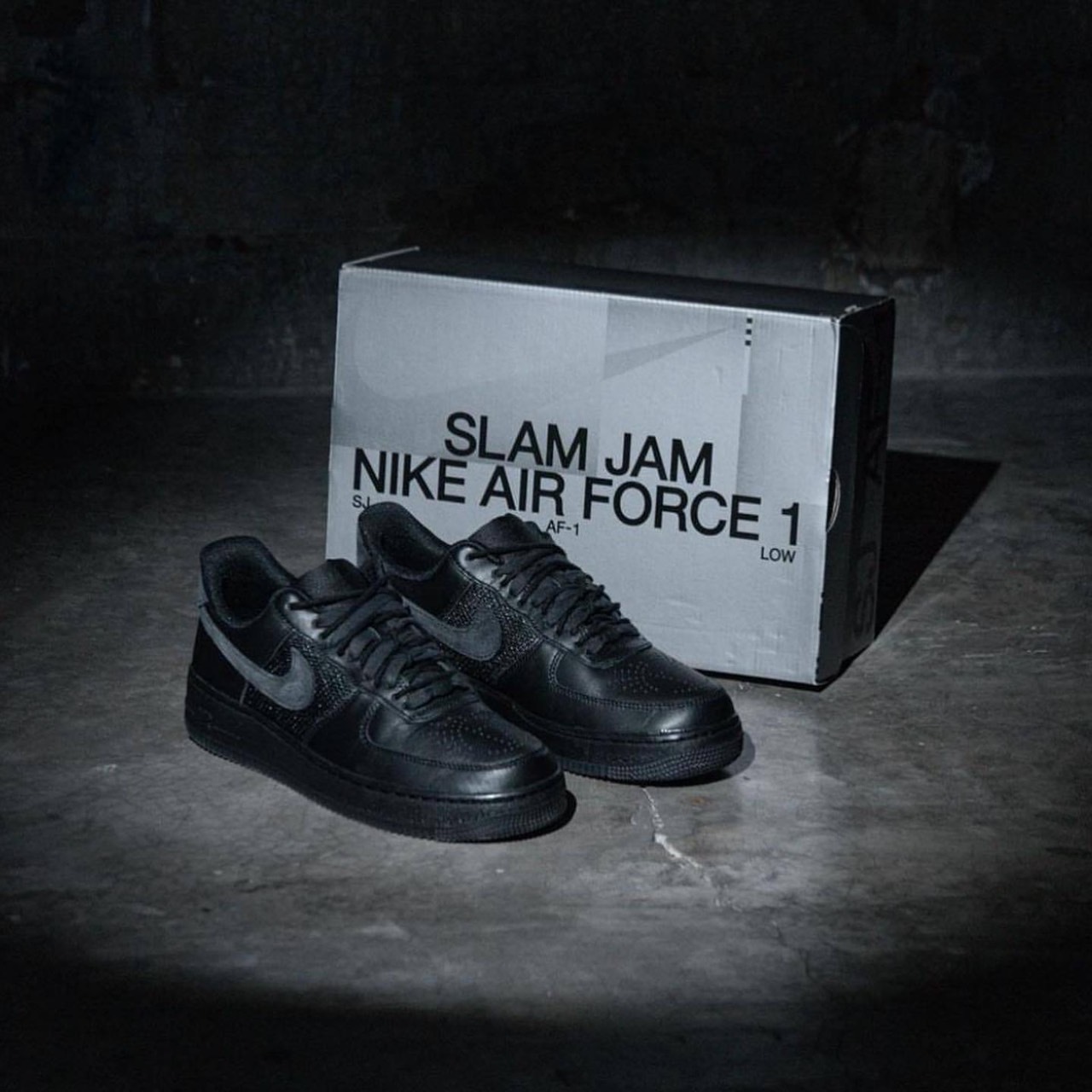 APAIR】預購Nike Air Force 1 Low x Slam Jam 全黑DX5590-001
