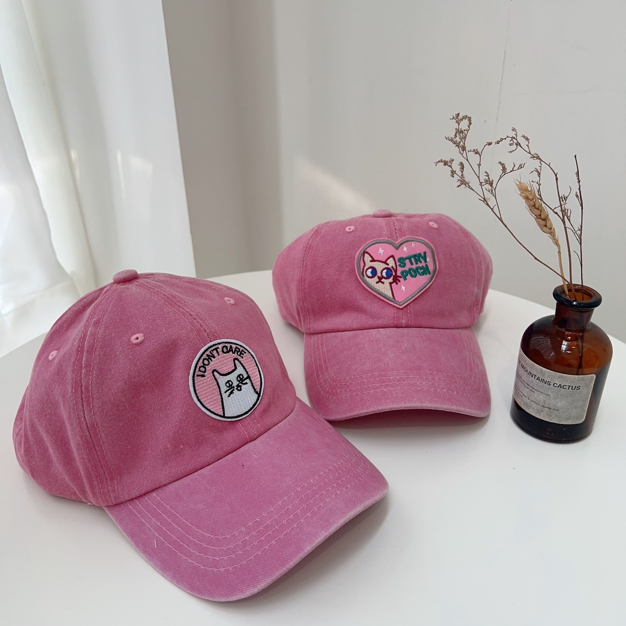 可愛大眼貓老帽/兩款