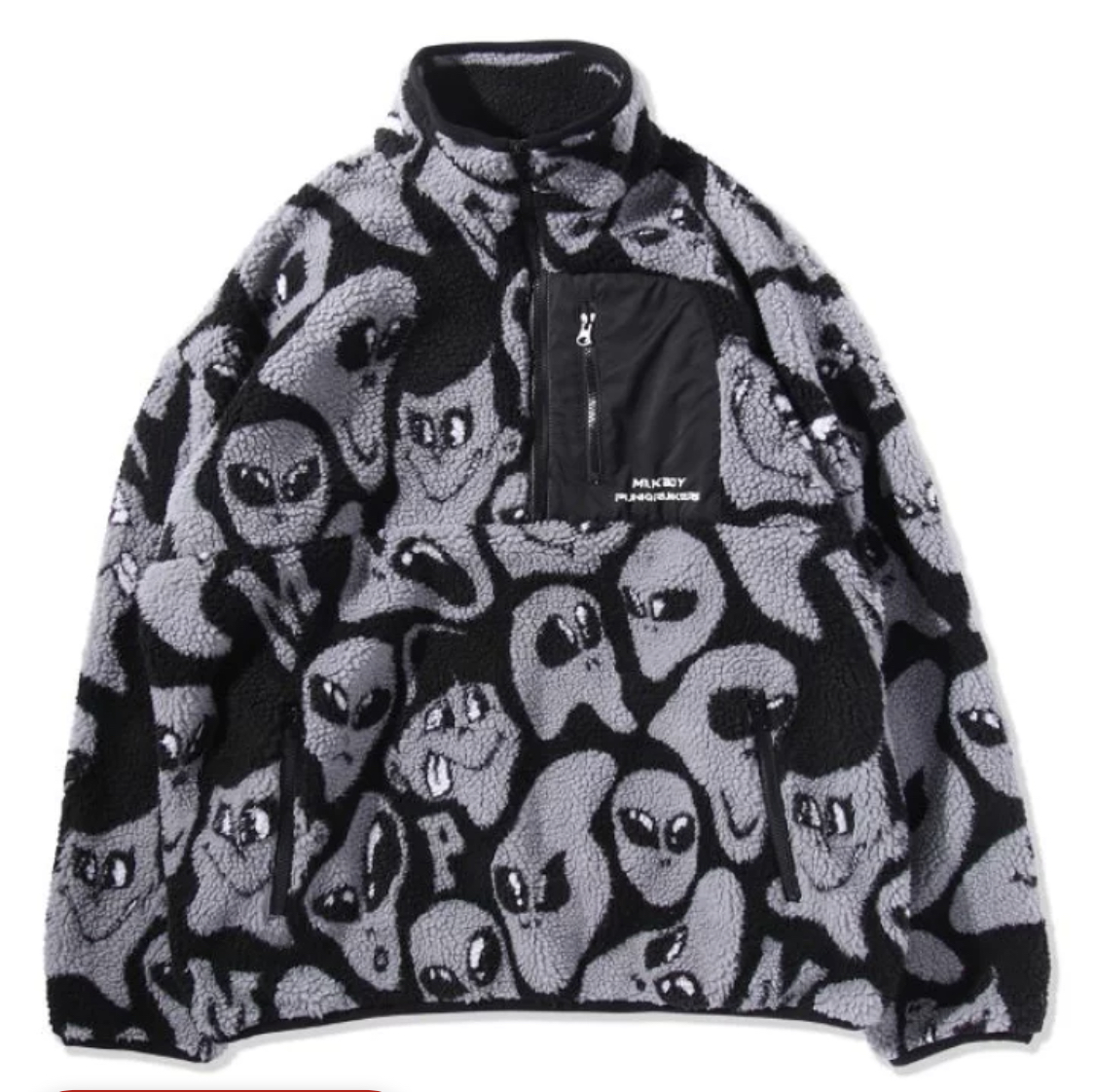 預訂2023/11月 PUNK DRUNKERS パンクドランカーズ [PDSxMILKBOY]宇宙人ボアフリースJKT⚠️⚠️熱賣款‼️落單前請先PM查詢貨源