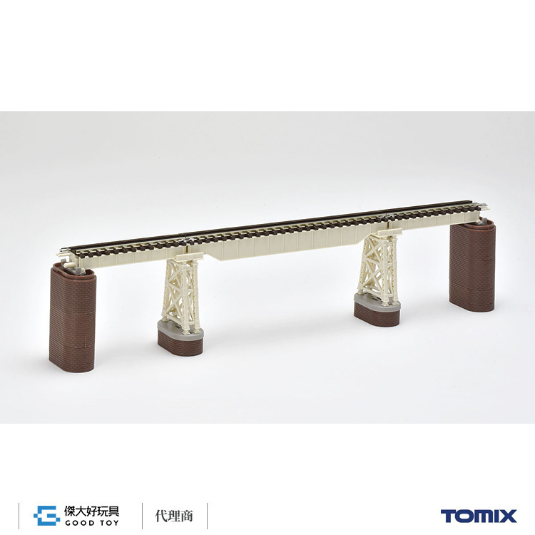 TOMIX 3277 Trestle Bridge S280 Ivory w/ 2 ea. brick and trestle piers