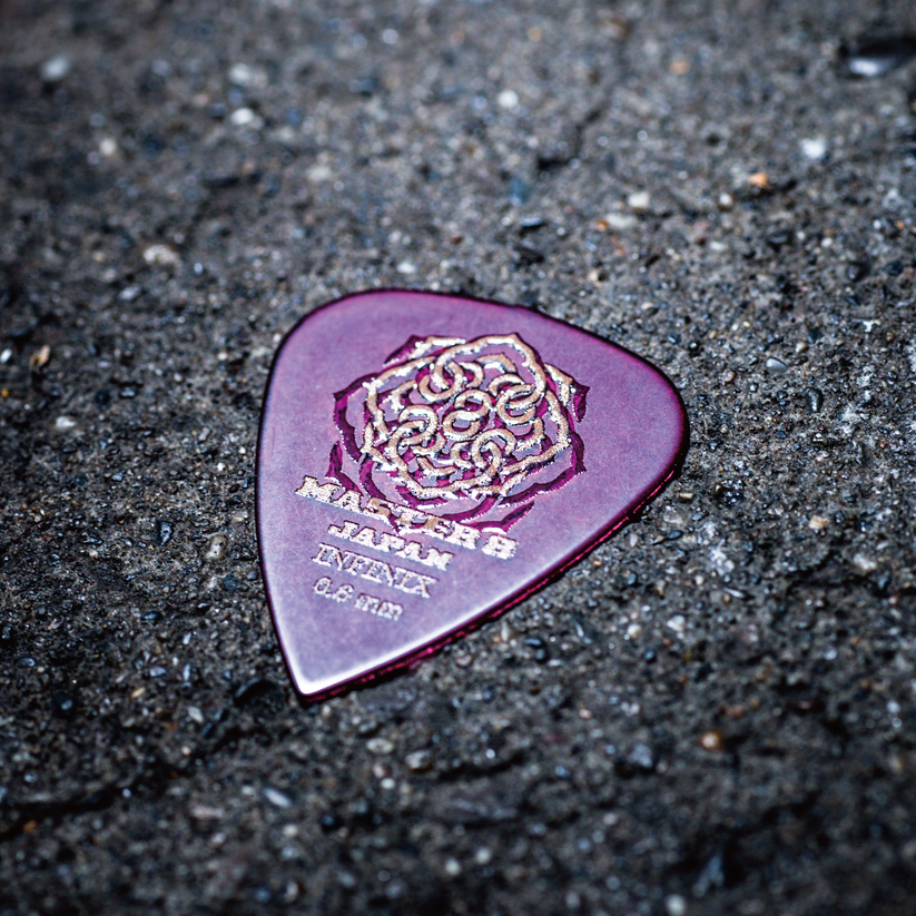 日本製造 Master 8 Infinix Hard Polish 淚滴 橡膠防滑 彈片 pick